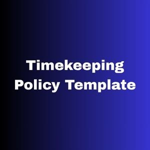 Timekeeping Policy Template