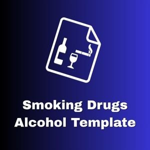 Smoking Drugs Alcohol Template
