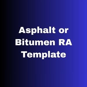 Asphalt or Bitumen RA Template