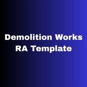 Demolition Works RA Template