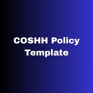 COSHH Policy Template