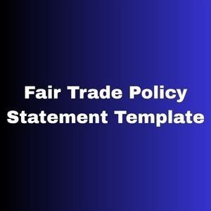 Fair Trade Policy Statement Template