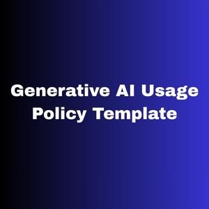 Generative AI Usage Policy Template