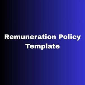 Remuneration Policy Template