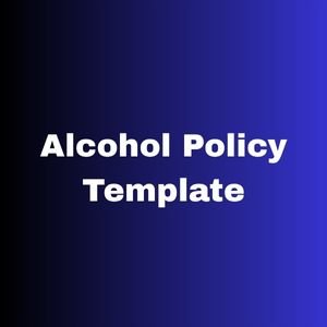 Alcohol Policy Template