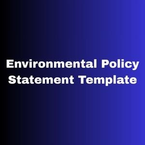 Environmental Policy Statement Template