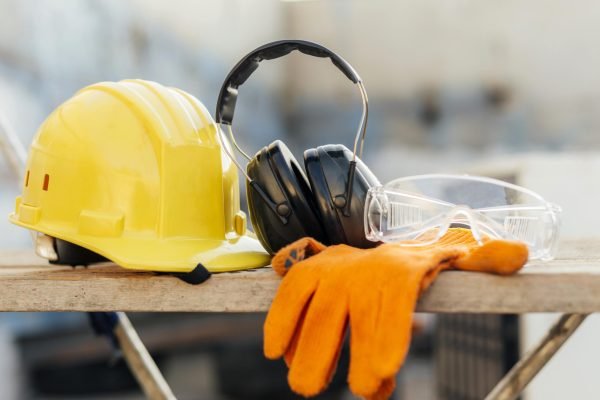 front-view-protective-glasses-with-hard-hat-headphones front-view-protective-glasses-with-hard-hat-headphones